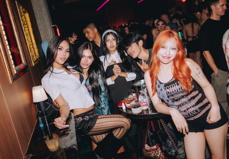 Guests at a table at Echo