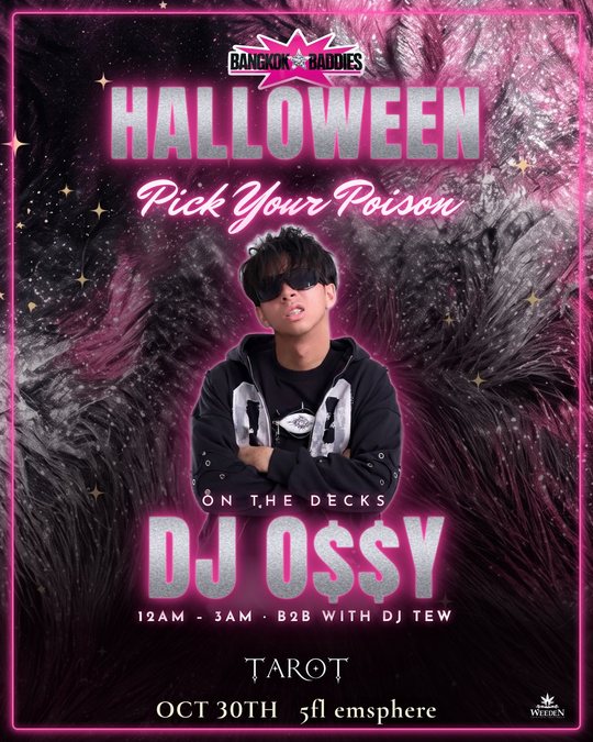 DJ O$$y, B2B with DJ Tew, 12AM to 3AM